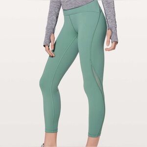 Lululemon Train Times 7/8 Pant Legging Celadon Green | Size 6